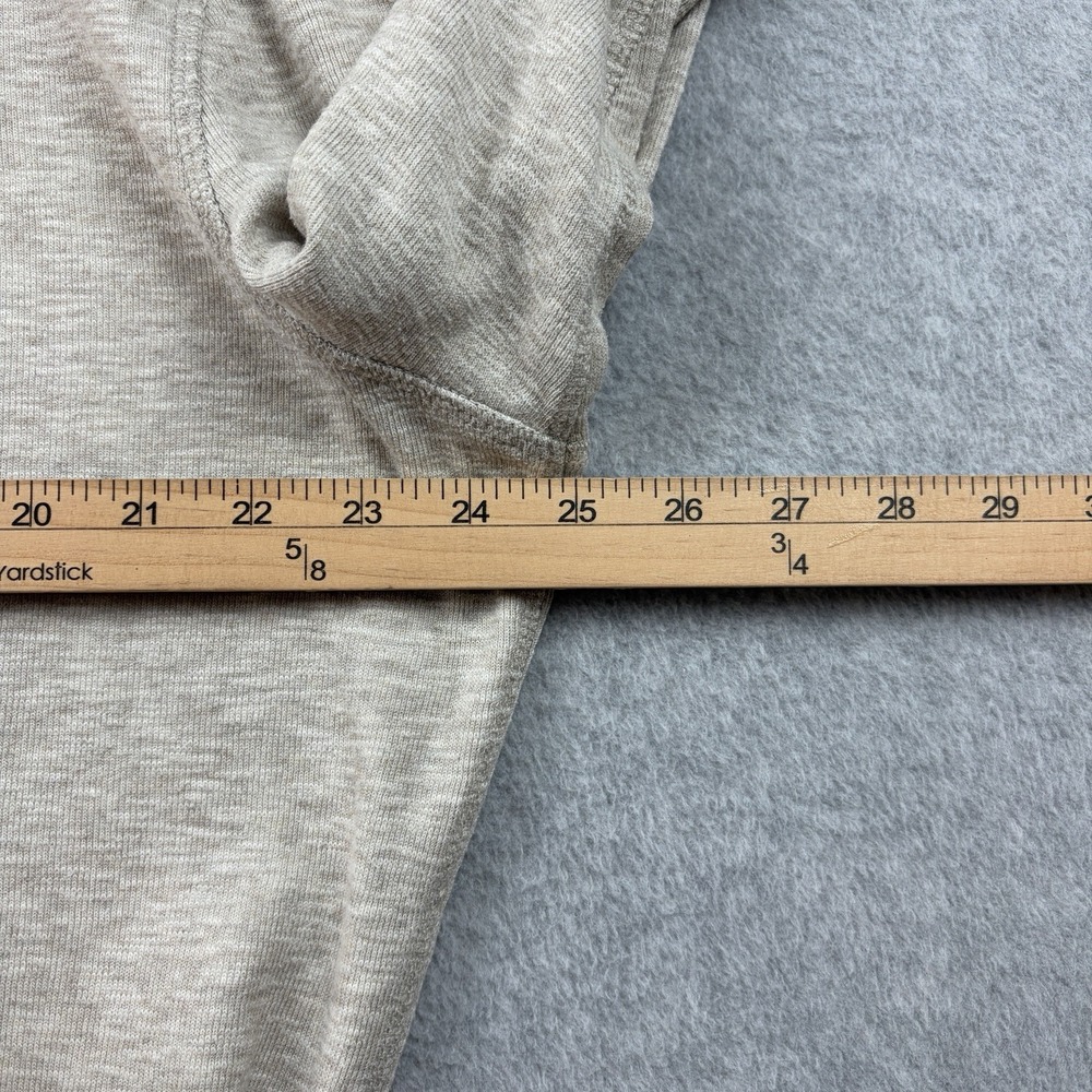 Lucky Brand Shirt Mens XL Oatmeal Gray Henley Long‎ Sleeve Knit Vintage Style - Picture 8 of 10